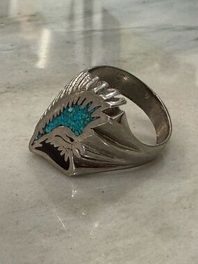 VTG G&S Gordon & Smith Eagle Sterling Silver Southwest Style Ring